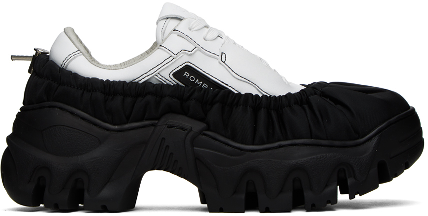 SSENSE Exclusive Black & White Boccaccio II Future Sneakers
