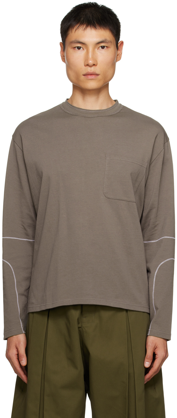 Gray Lock Long Sleeve T-Shirt