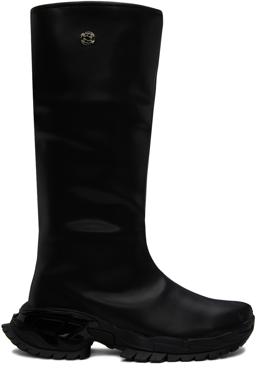 Black Vizor Boots