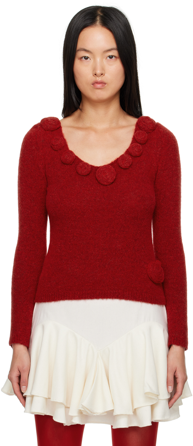 Red Saba Sweater