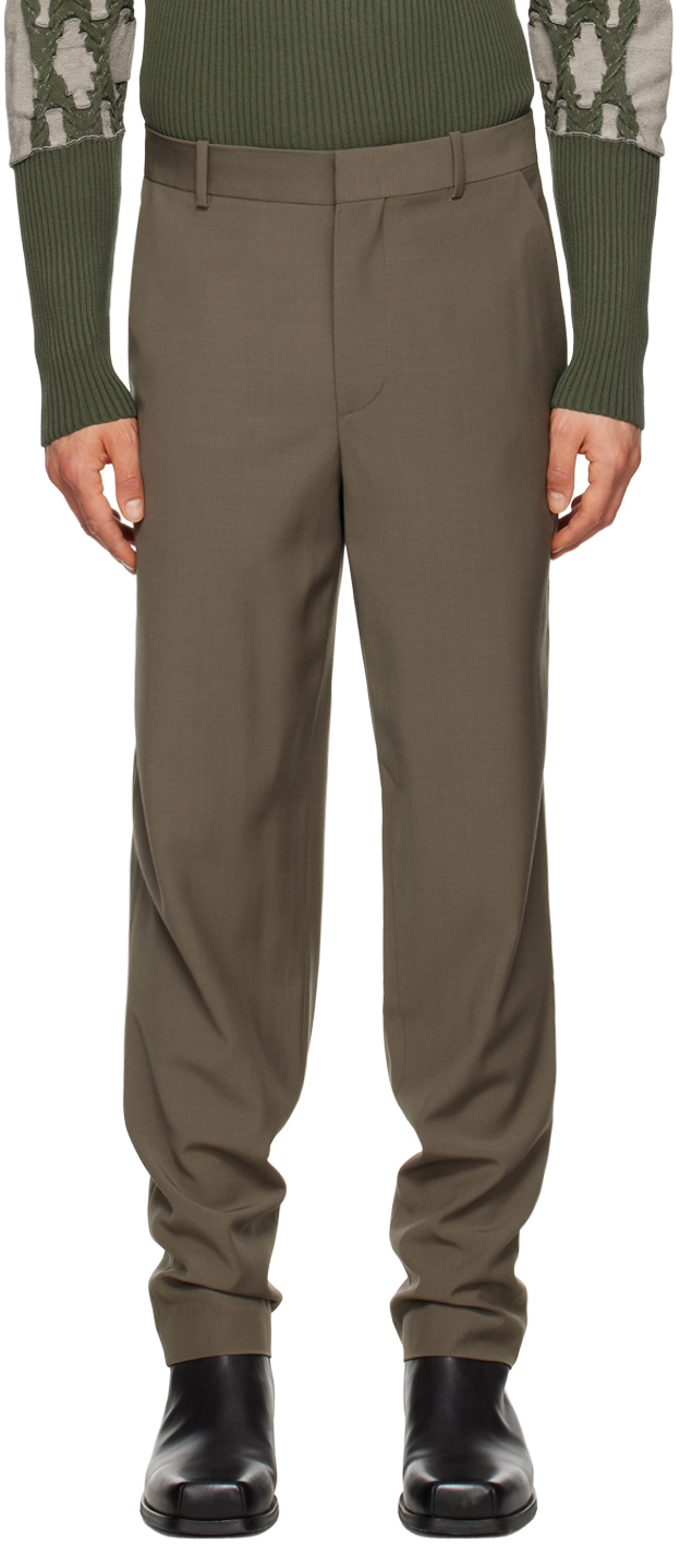 Taupe Four-Pocket Trousers