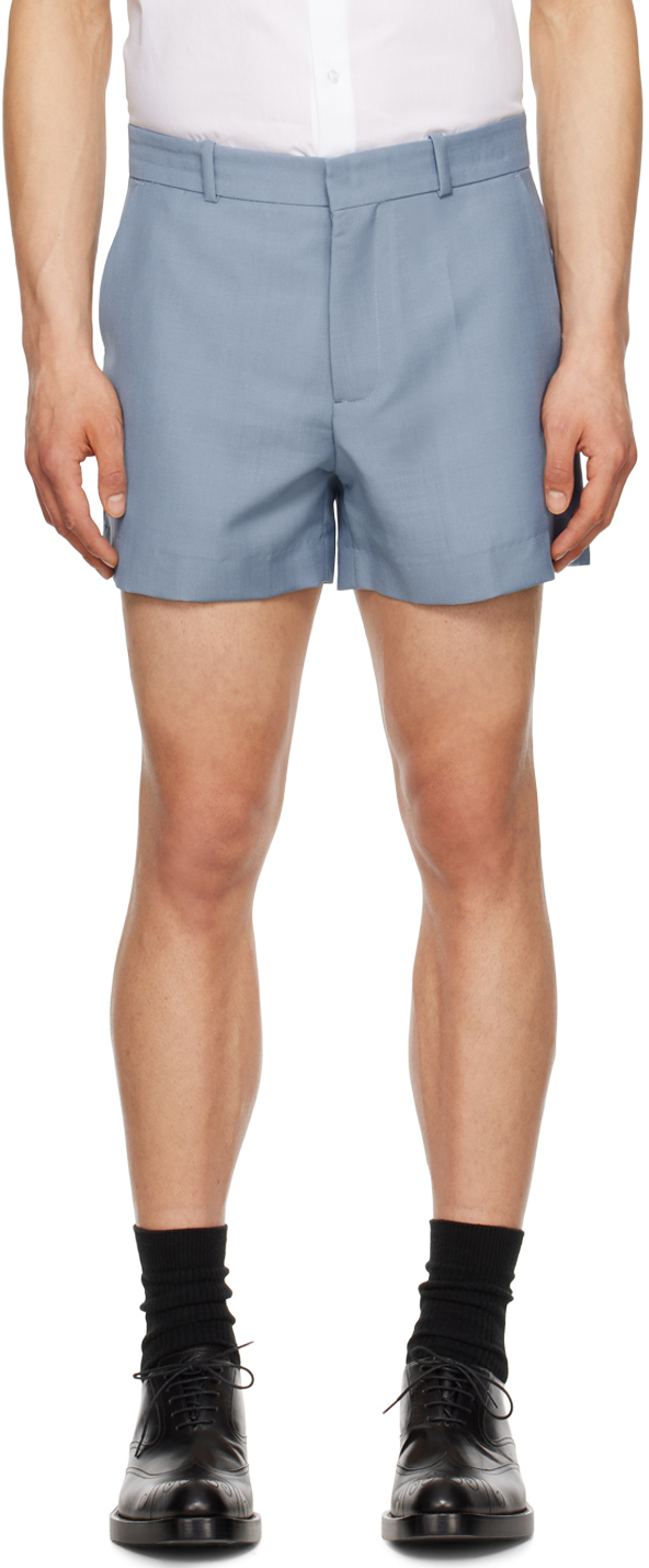 Steven Passaro Blue Four-pocket Shorts In Infinity Blue