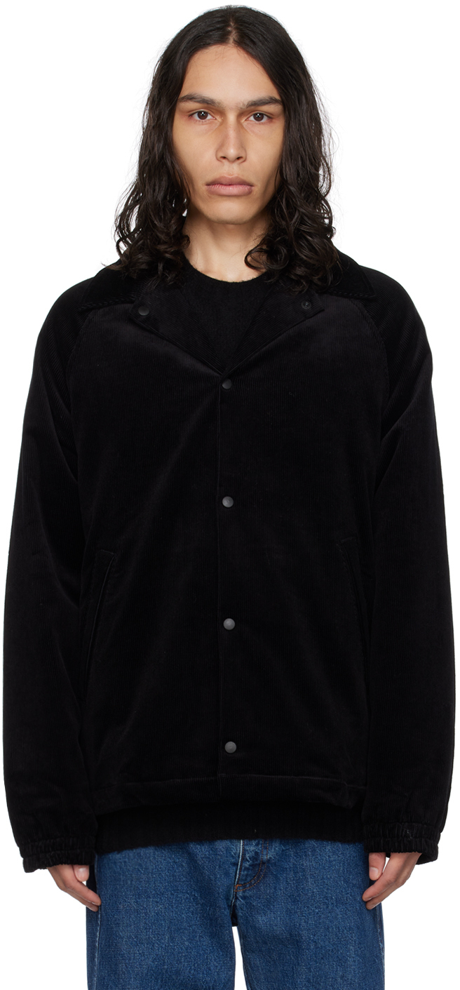 SSENSE Exclusive Black Coach Your Cord Jacket by Howlin' on Sale