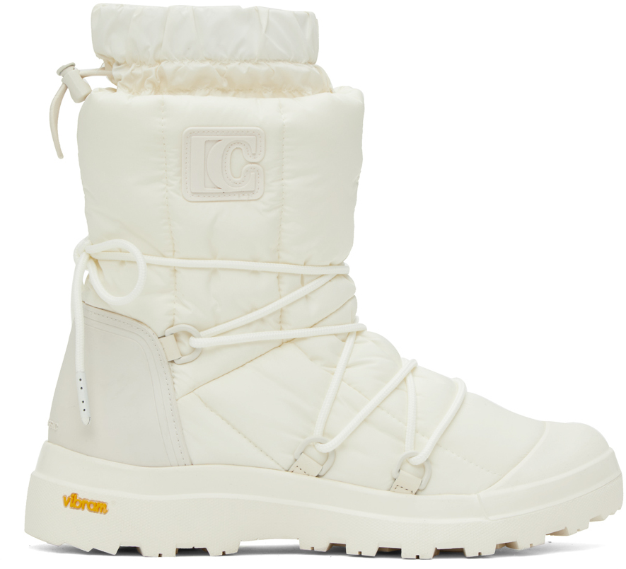 White Padding Boots