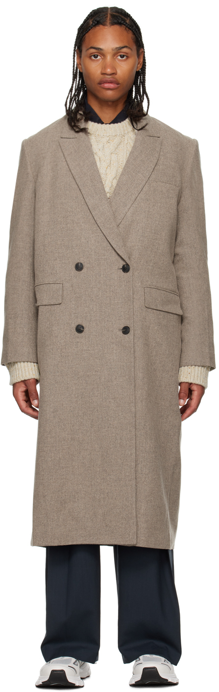 Low Classic Beige Double Long Coat
