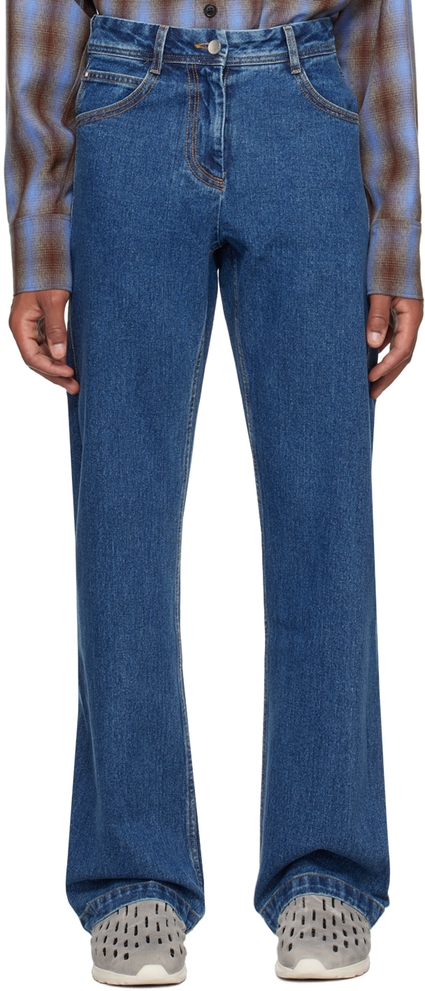 Low Classic Blue Straight Fit Jeans