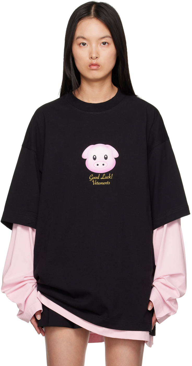 VETEMENTS Not Doing Shit Today Sweatshirt Pink - Wrong Weather