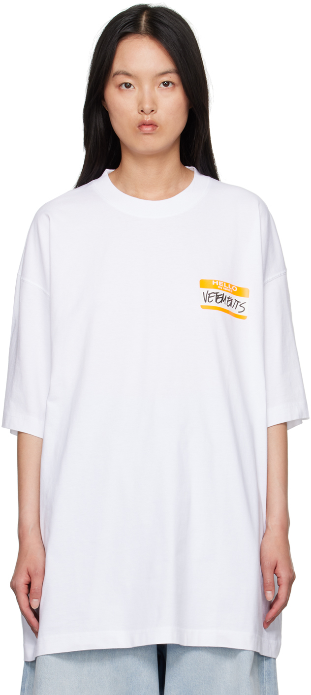 White 'My Name Is' T-Shirt