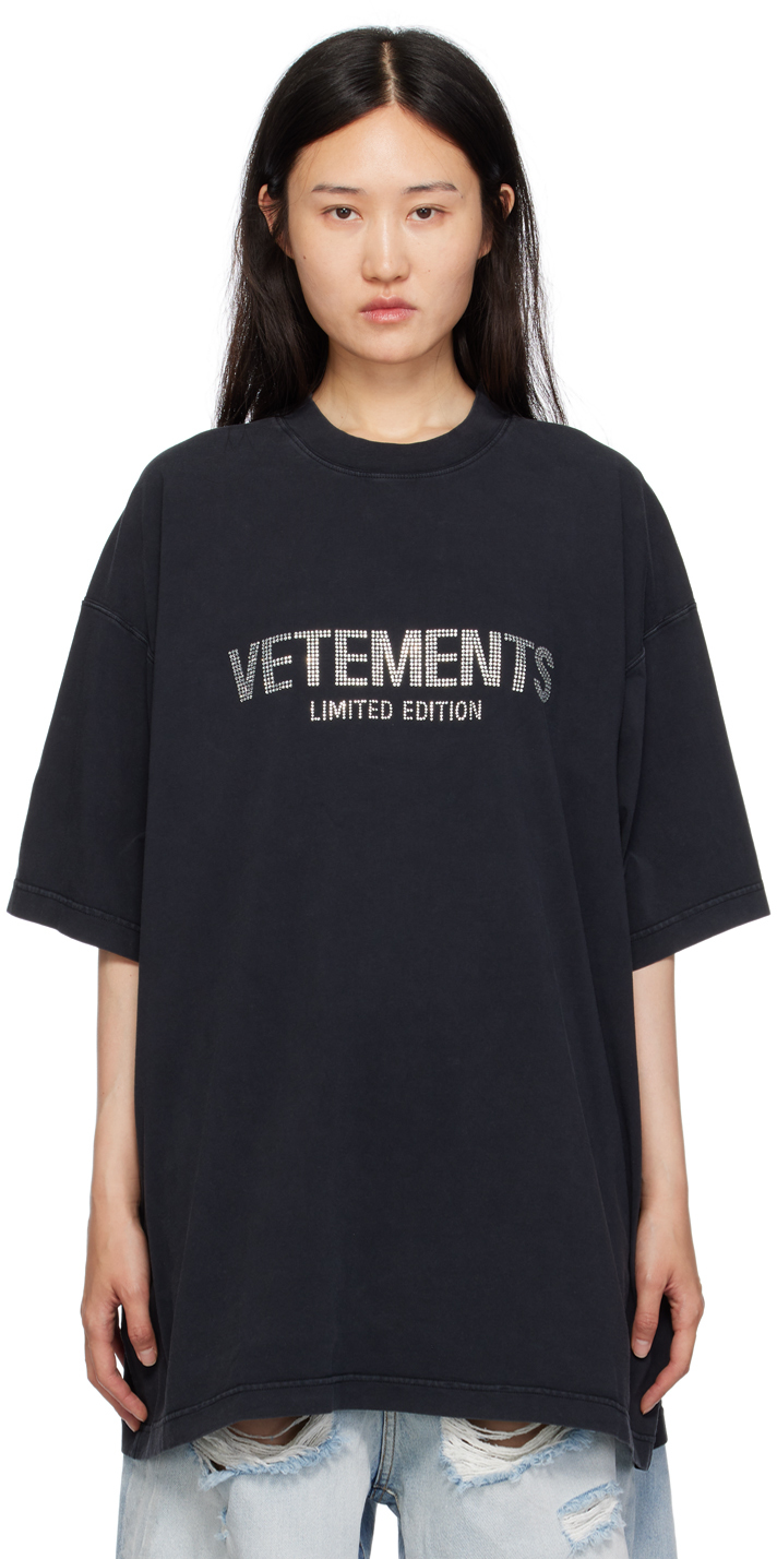 VETEMENTS Black 'Limited Edition' T-Shirt