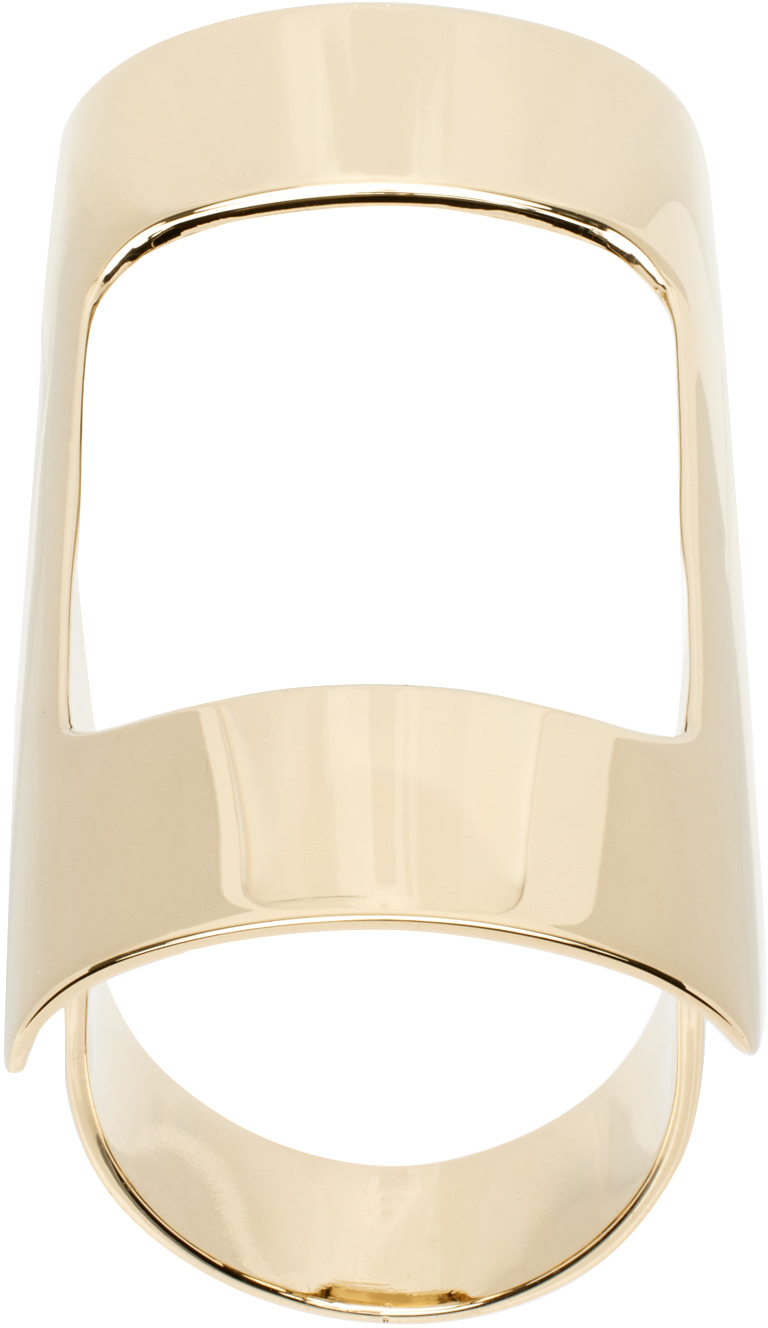 Vetements Gold Lighter Holder Ring