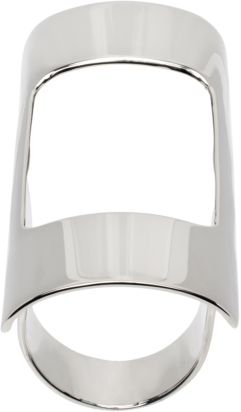 Vetements Silver Lighter Holder Ring