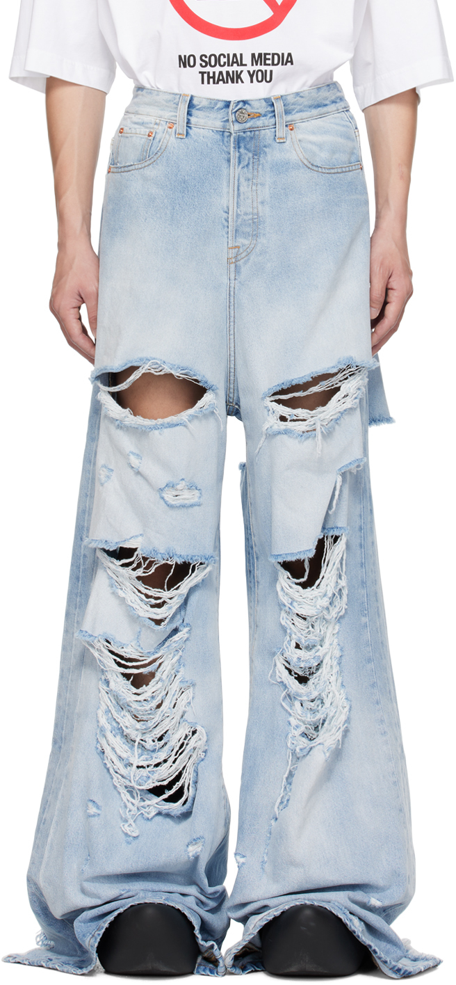 VETEMENTS: Blue Jeans | SSENSE