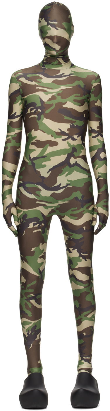 Vetements Khaki Camouflage Jumpsuit