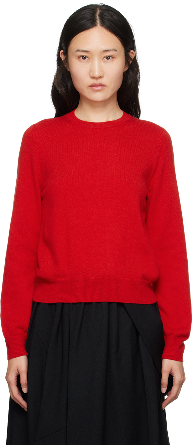 Comme Des Garçons Comme Des Garçons Red Crewneck Sweater In 5 Red