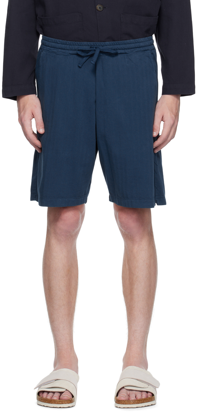 Navy Lumber Shorts