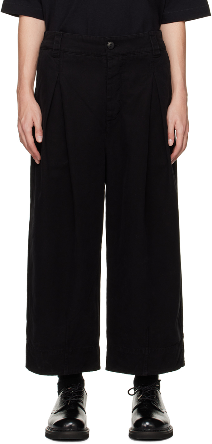 Toogood Black 'the Etcher' Trousers In Flint