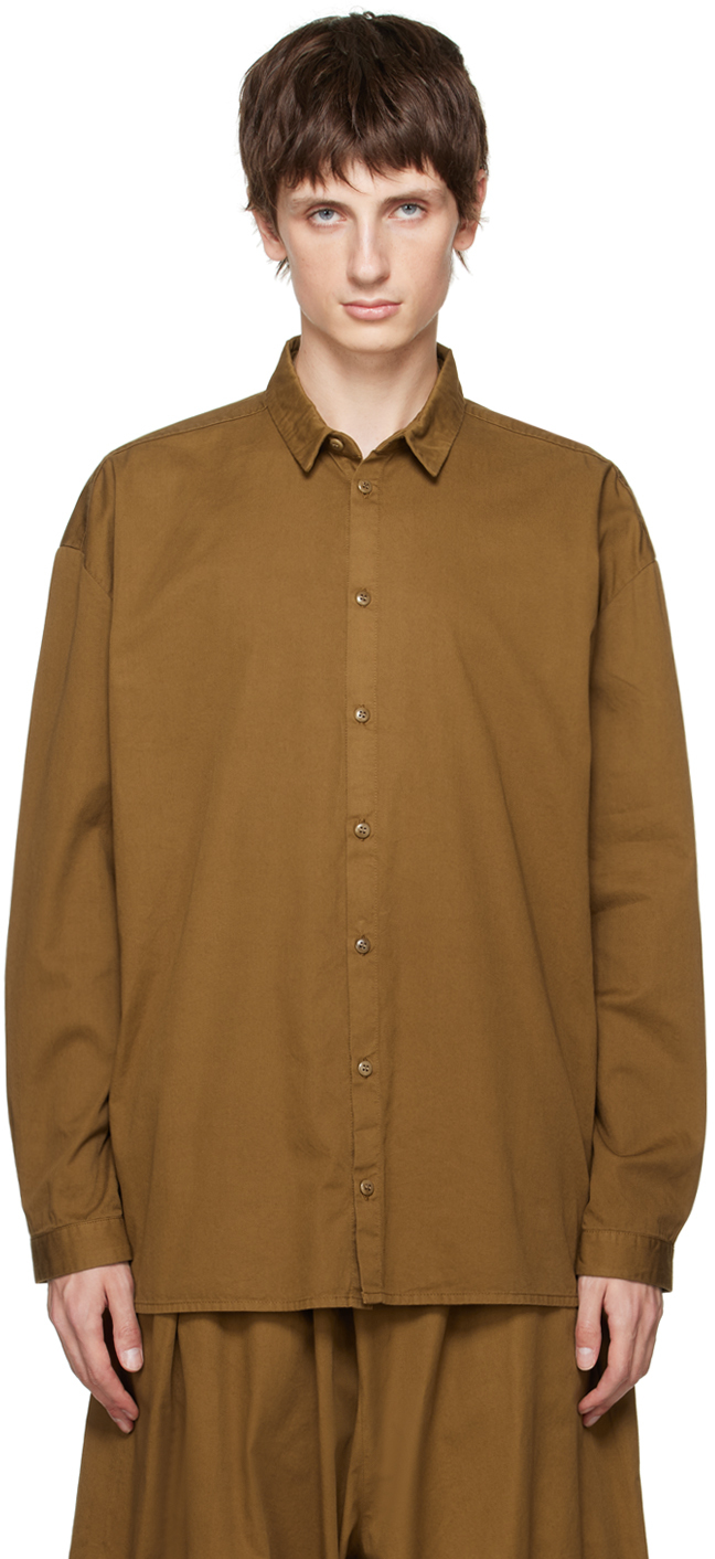 Tan 'The Draughtsman' Shirt by Toogood on Sale
