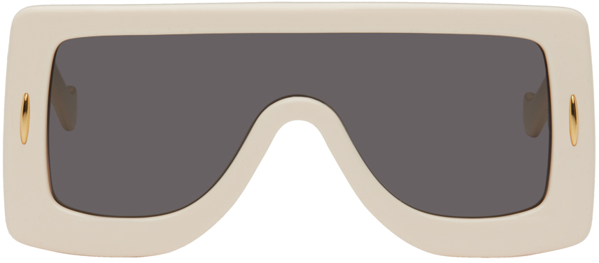 Loewe Off-White Anagram Mask Sunglasses