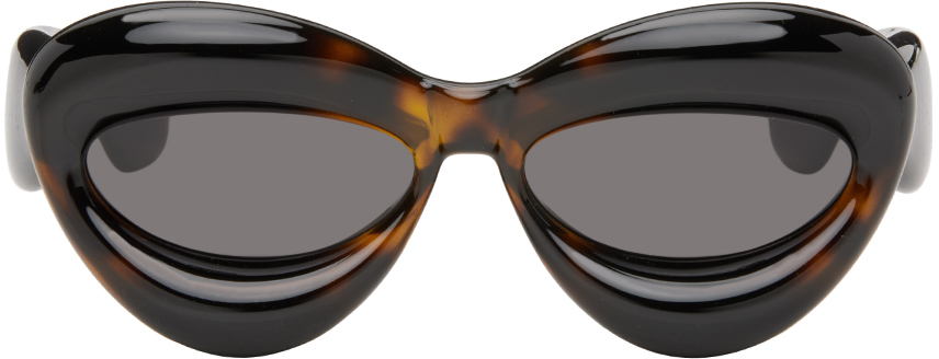 Tortoiseshell Inflated Sunglasses