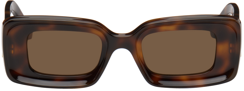Loewe Square-frame Tortoiseshell Acetate Sunglasses