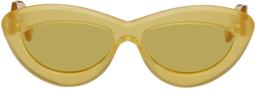 LOEWE Yellow Cat-Eye Sunglasses