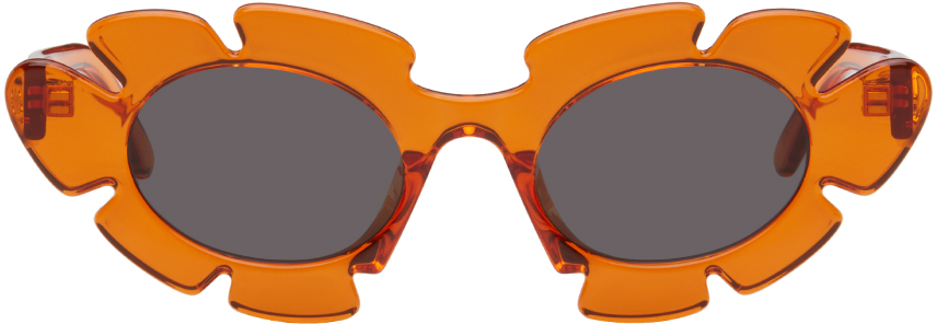 Loewe SLW779N Orange Sunglasses