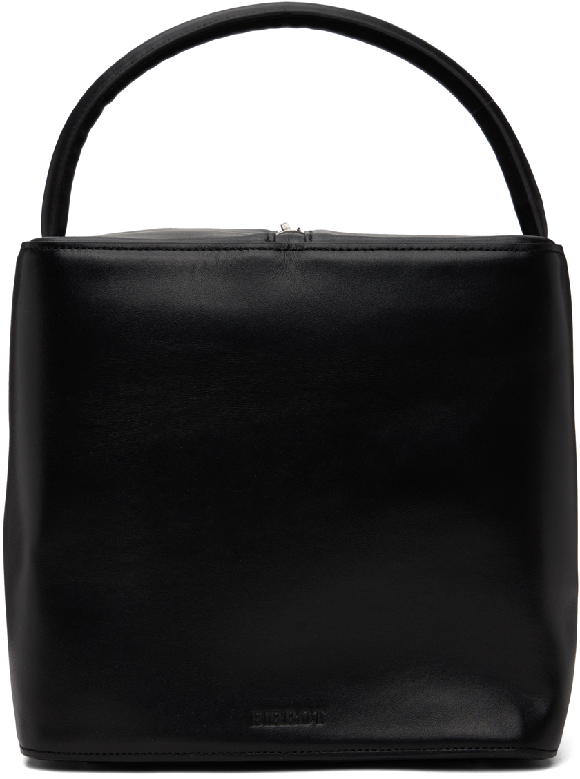 Black Cube Bag by Birrot on Sale