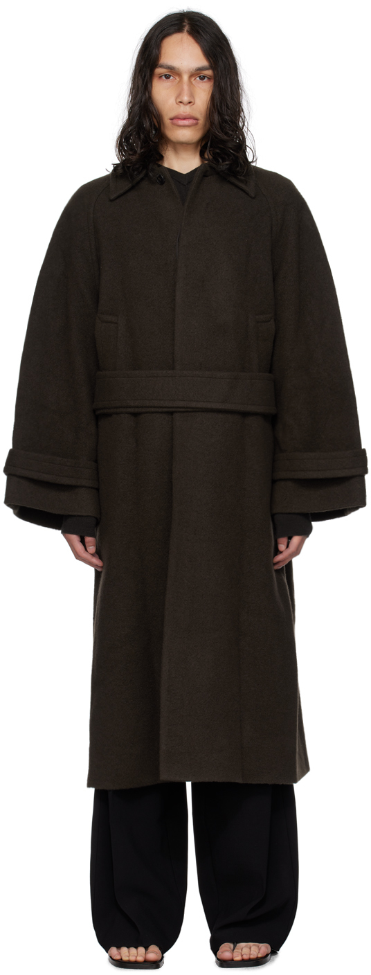 Birrot Brown Boiled Coat