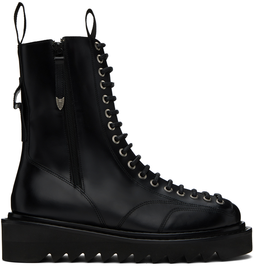 Designer biker & combat boots for Men | SSENSE