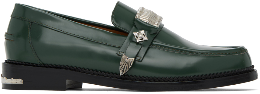 Green Polido Loafers