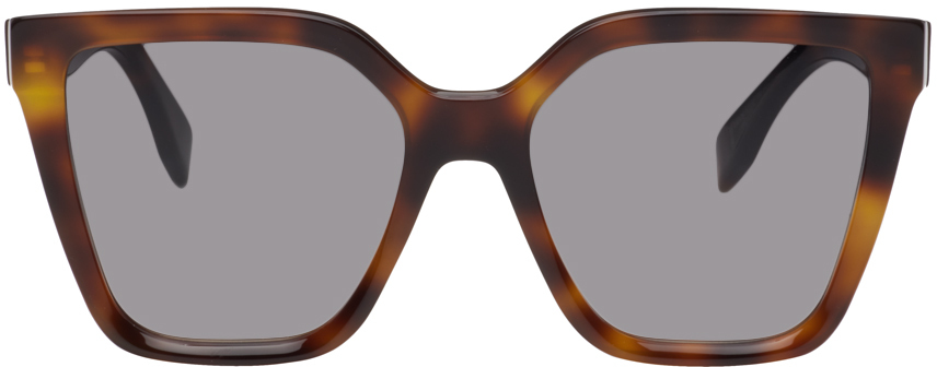 Fendi tortoise shop shell sunglasses