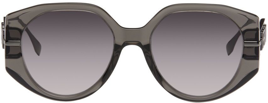 Fendi Gray Fendigraphy Sunglasses