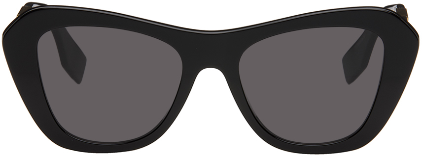 Fendi Black O'lock Sunglasses In 5201a