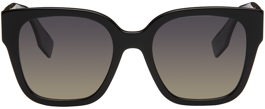 Fendi Black O'lock Sunglasses In 5401d