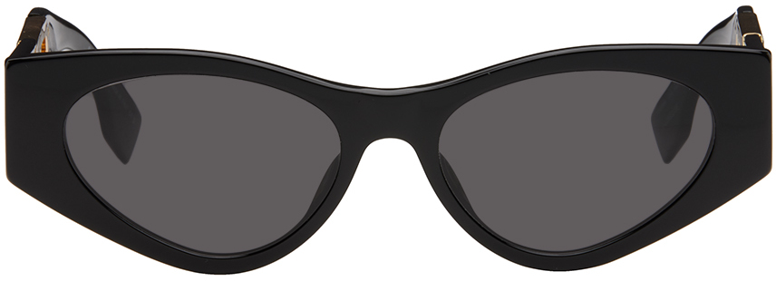 Fendi Black O'lock Sunglasses In 5401a