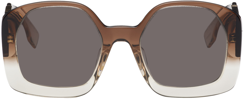 Fendi Brown O'lock Sunglasses In 5457f