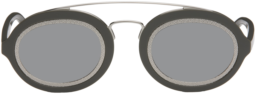 Fendi Gray FF Around Sunglasses