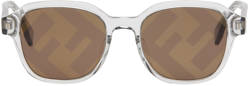 Fendi Brown Square Sunglasses