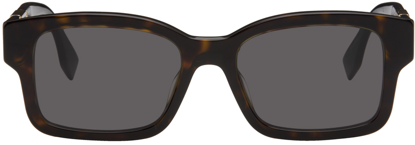 Fendi Tortoiseshell O'Lock Sunglasses