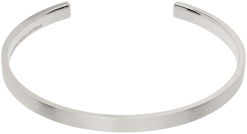 Silver 'Le 15g' Ribbon Bracelet