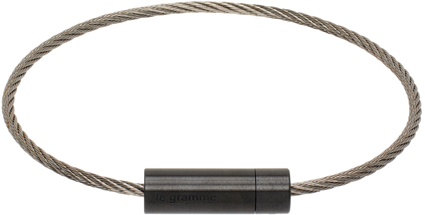 Le Gramme ブラック Le 7g Cable ブレスレット In Black