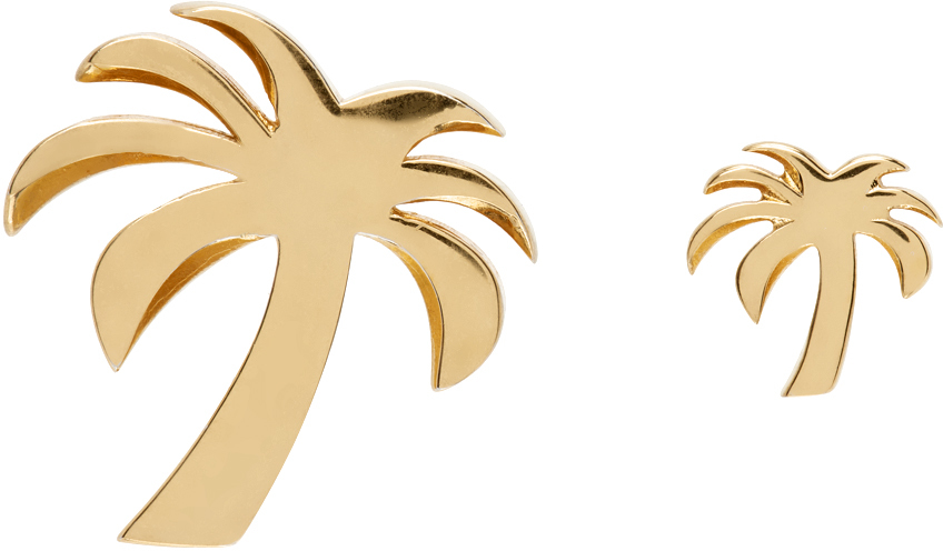 Gold Palm Earrings