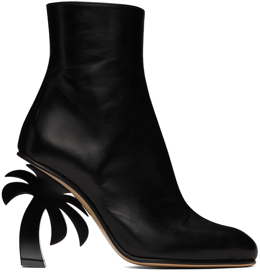 Palm Angels Black Palm Heel Boots