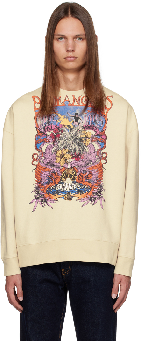 Beige Palm Concert Sweatshirt