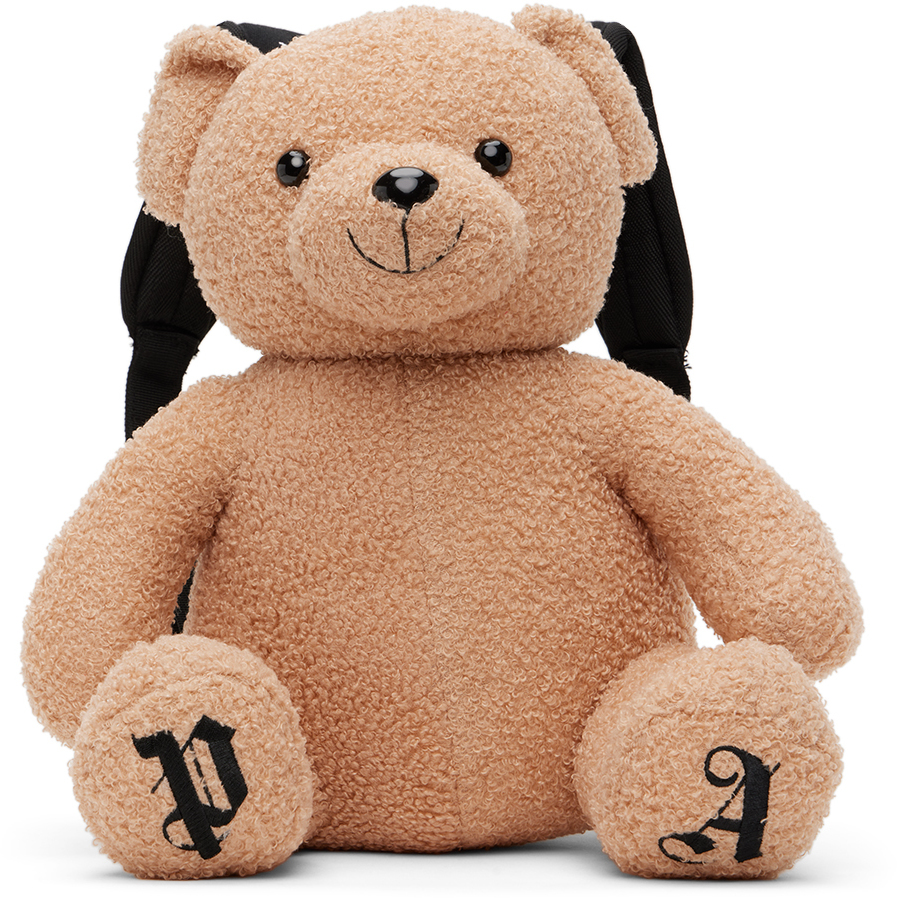 TEDDY BEAR BACKPACK in brown - Palm Angels® Official