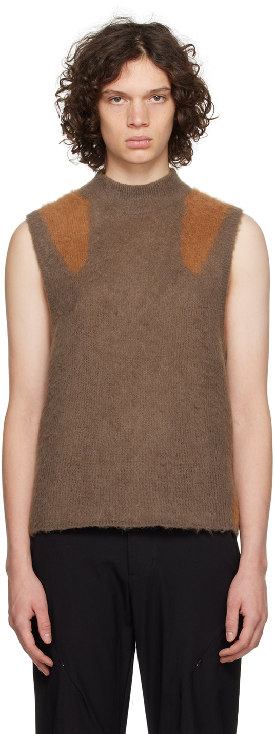 Brown Liquid Vest by _J.L - A.L_ on Sale