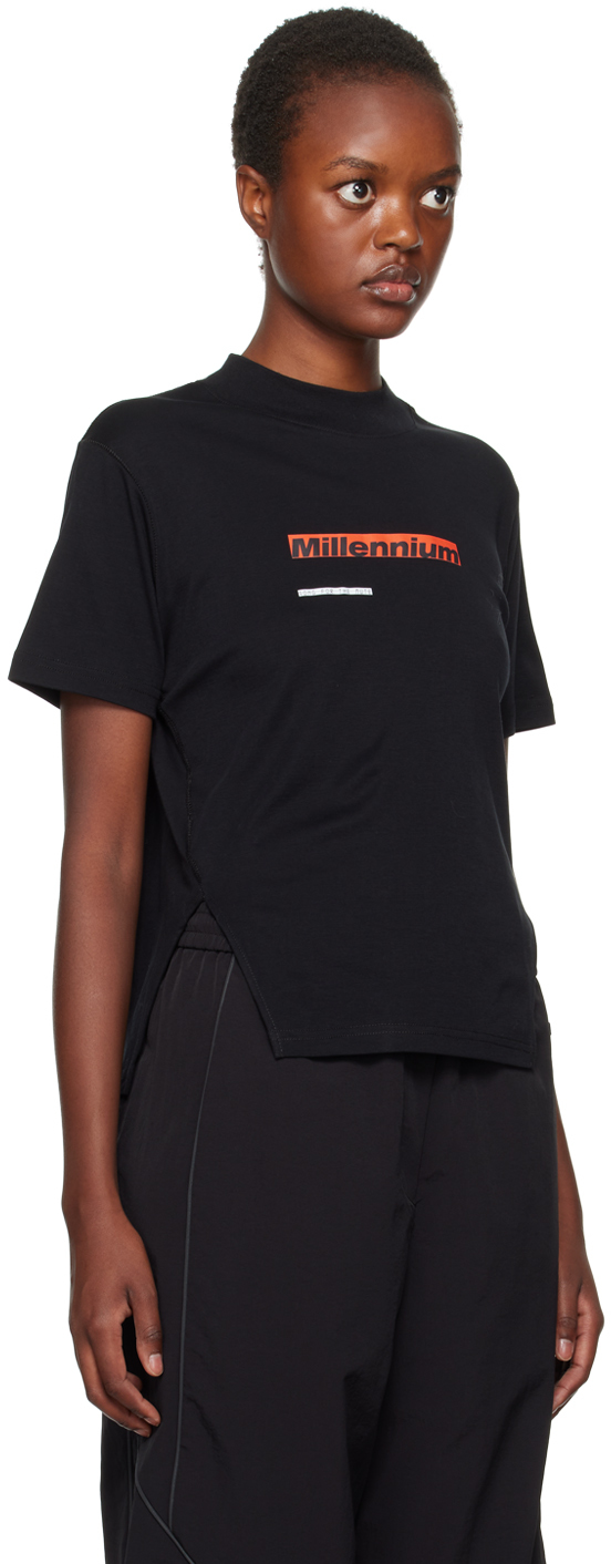 SONG FOR THE MUTE BLACK 'MILLENIUM' SPLIT T-SHIRT 