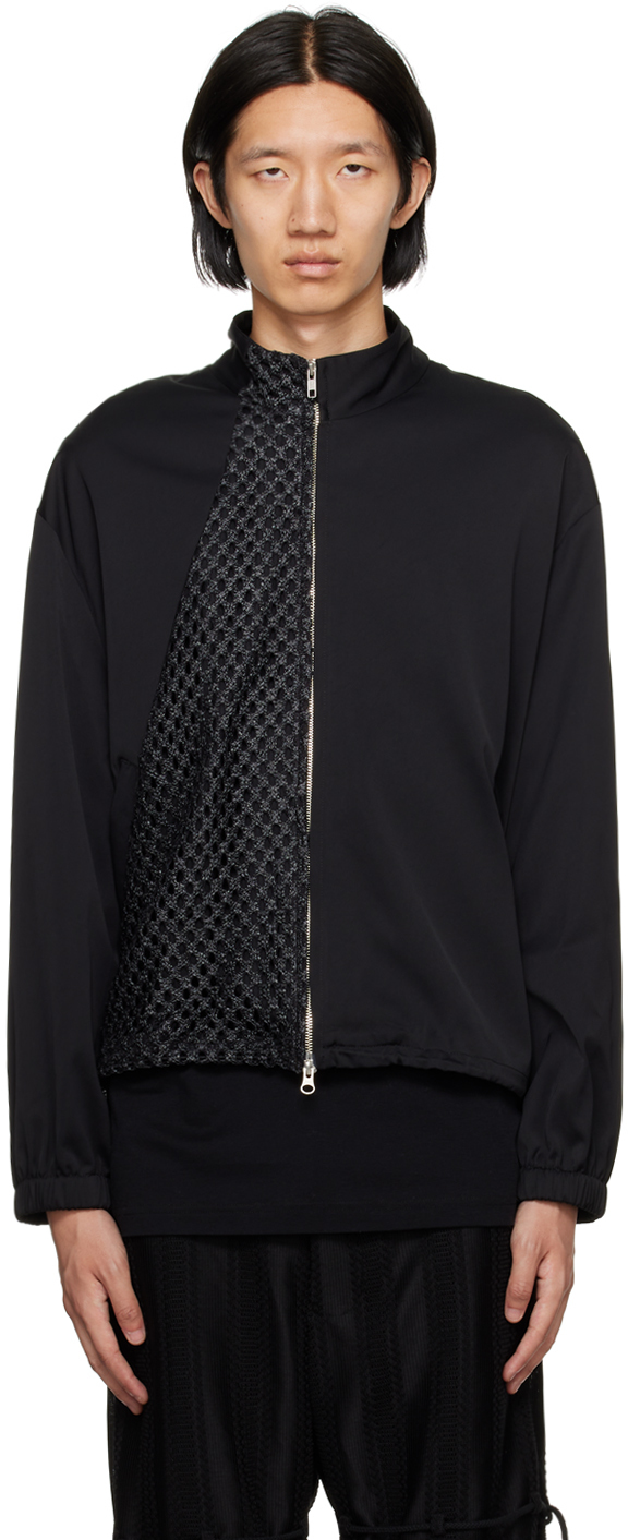 Shop Song For The Mute Black Paneled Jacket