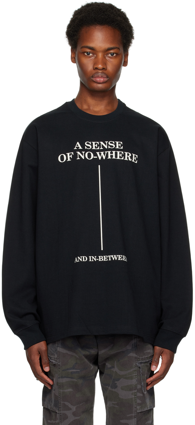 Black 'A Sense Of Nowhere' Sweatshirt