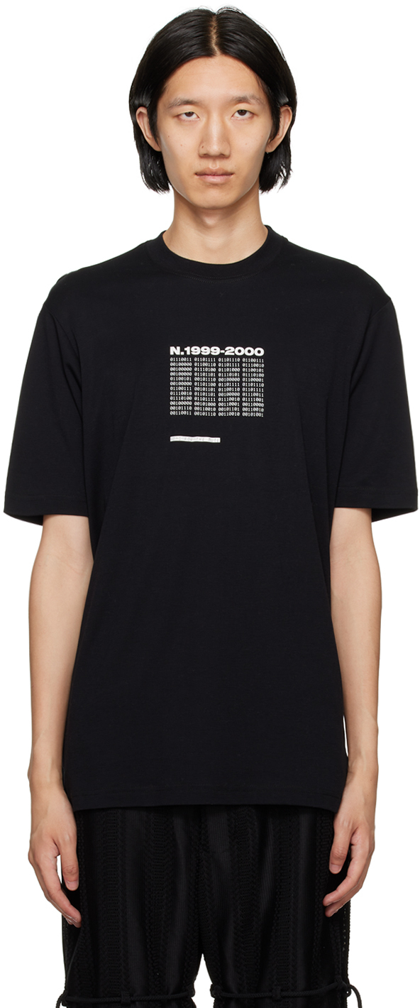 Black Binary Code T-Shirt
